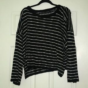 Black and white knit sweater!